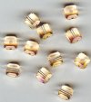 2 6mm Silk Swarovski Cubes